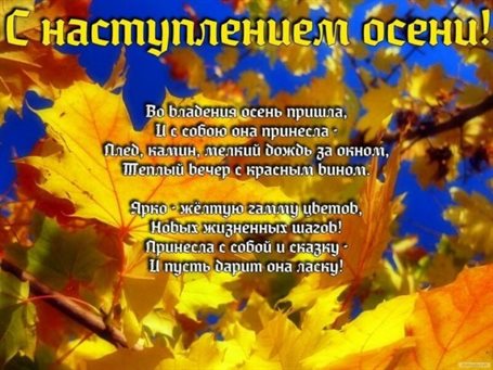 Лучшее фото с началом осени - скачать бесплатно для Ватсап